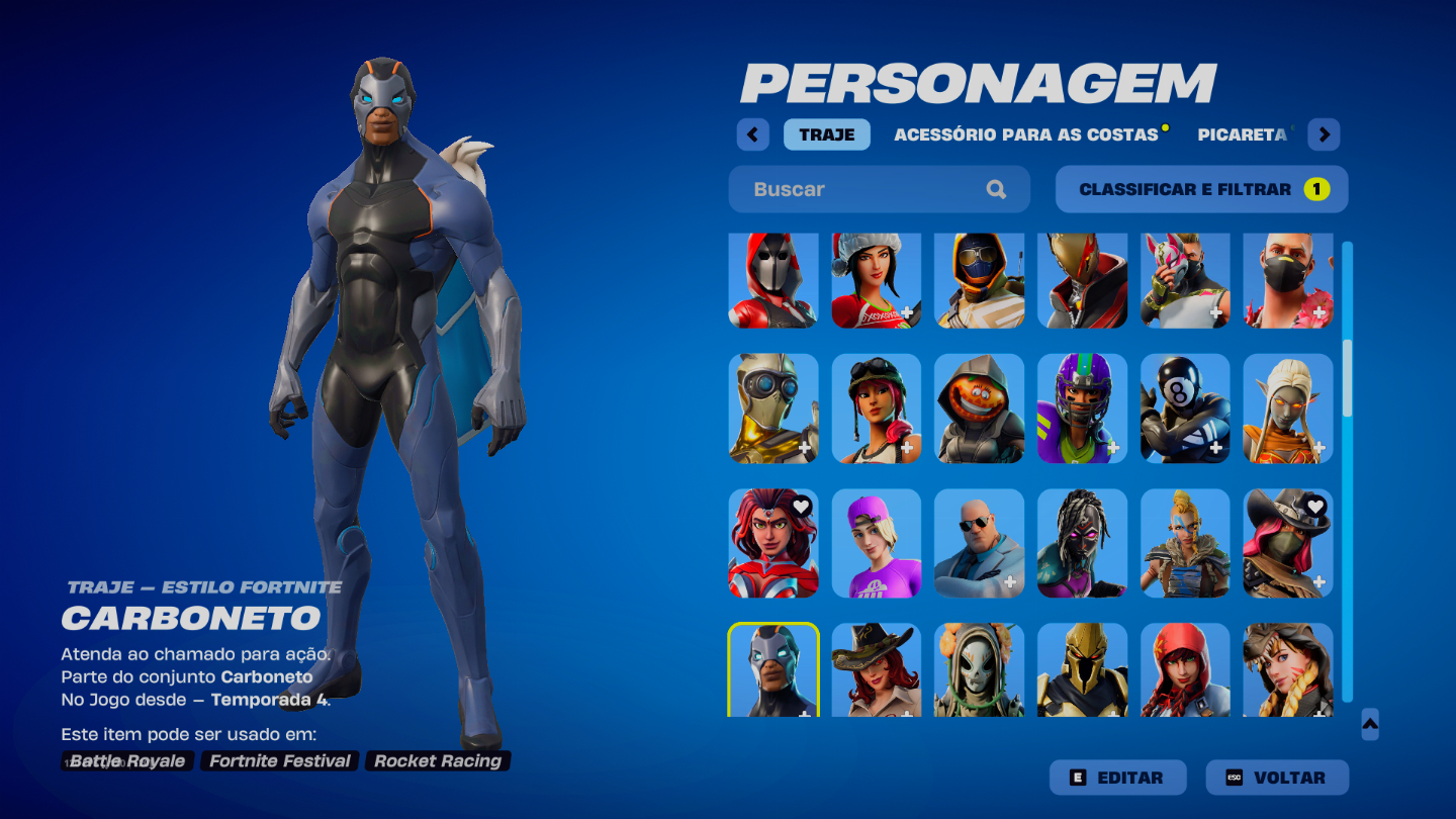 CONTA FORTNITE - 162 SKINS + SALVE O MUNDO WONDER TRAVIS E MUITO MAIS