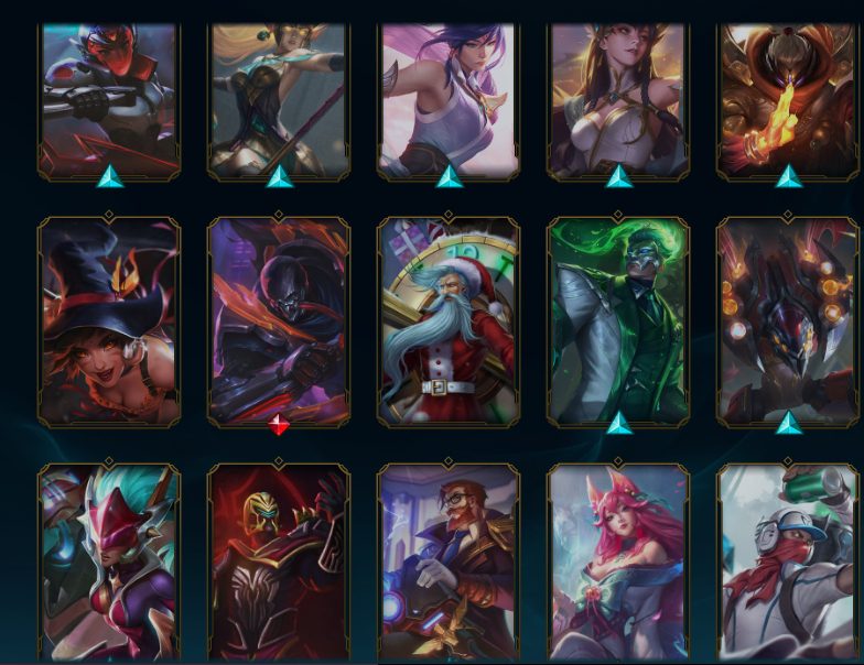 Conta Full Acess (Main Kassa): 174 skins + Todos os campeões