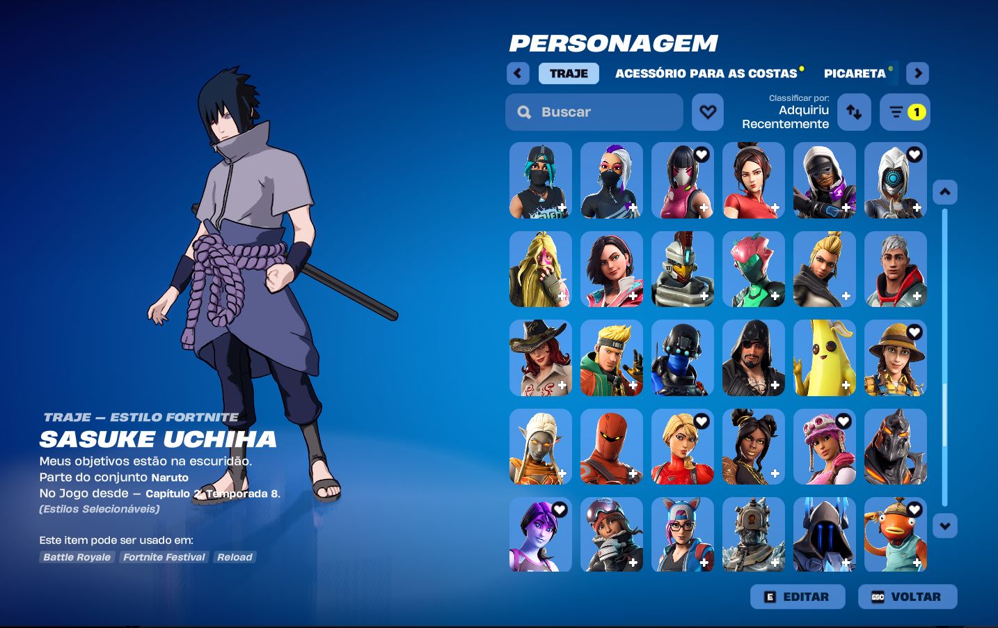 Conta fornite OG 100 seguro pois a conta é minha.