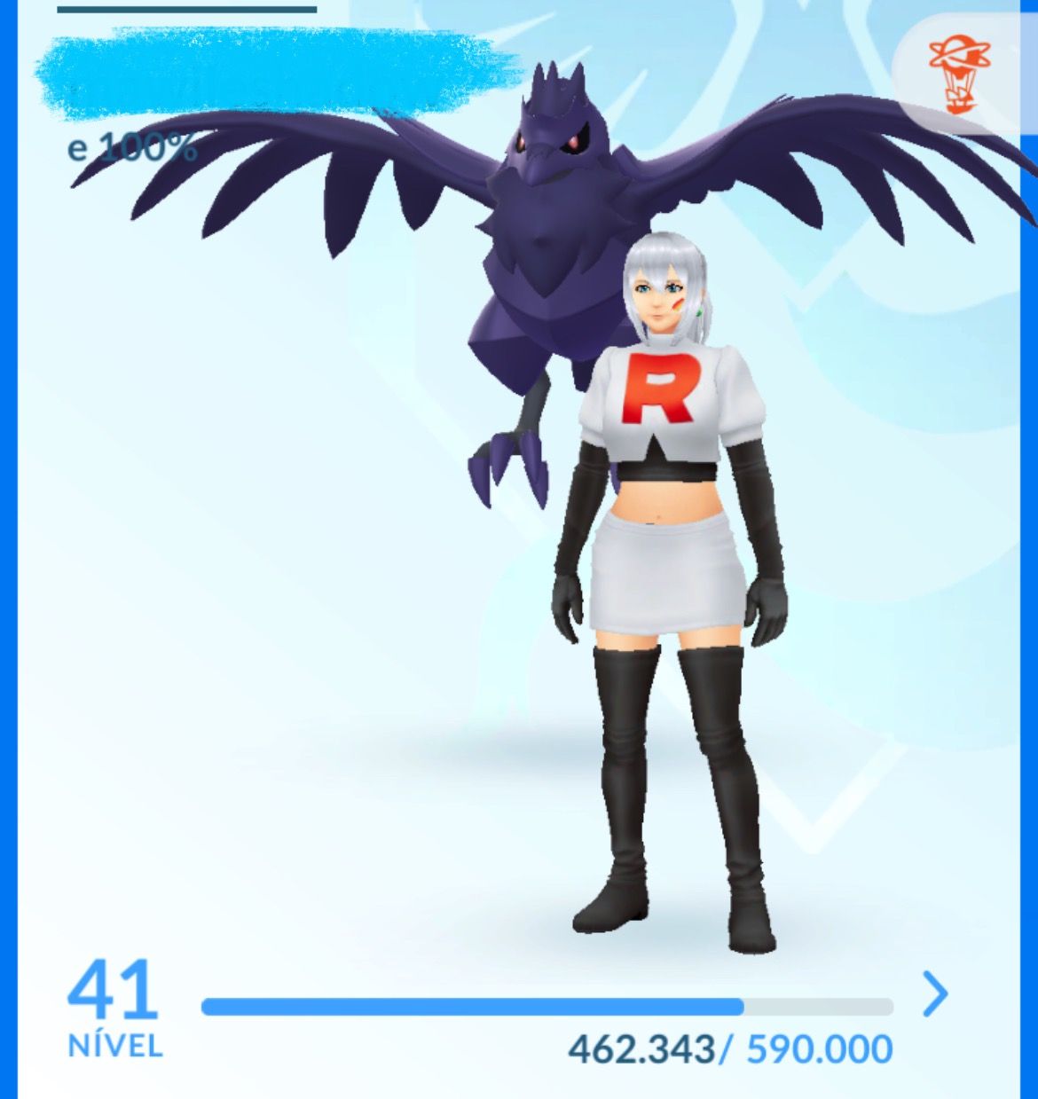 CONTA POKÉMON GO LVL41 (MEWTWO MEGA 100% + MASTERBALL)