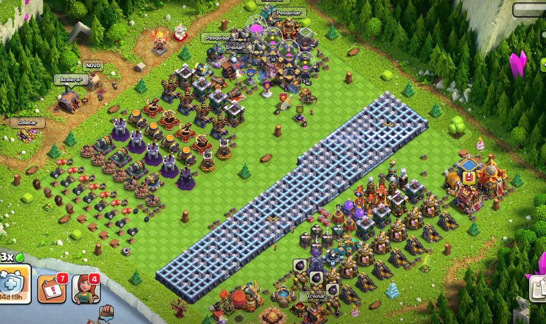 CONTA DE CLASH OF CLANS + CLASH ROYALE À VENDA