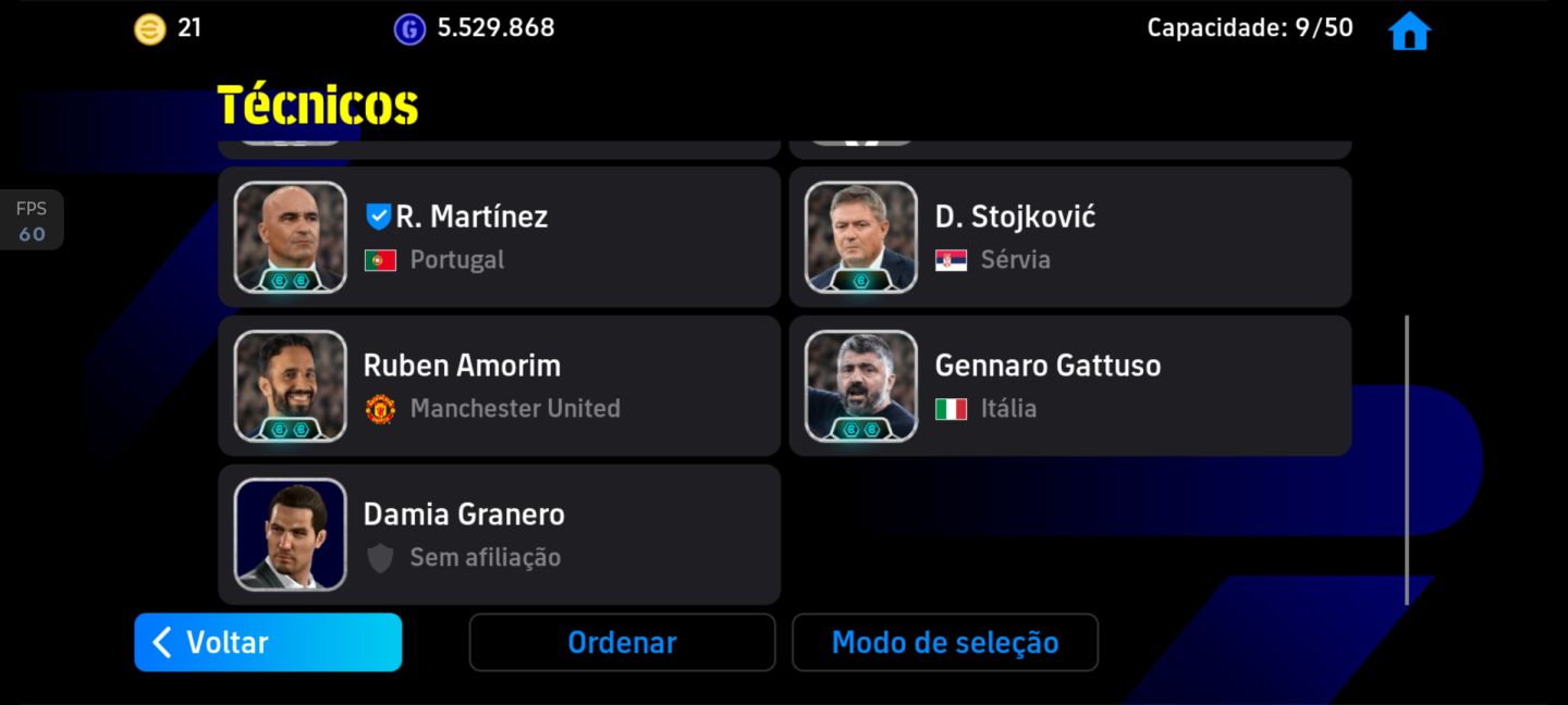 Time efootball Full épico, show time e lendários,