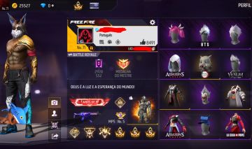 Conta Veterana Freefire Com Passes Raros e Collabs!