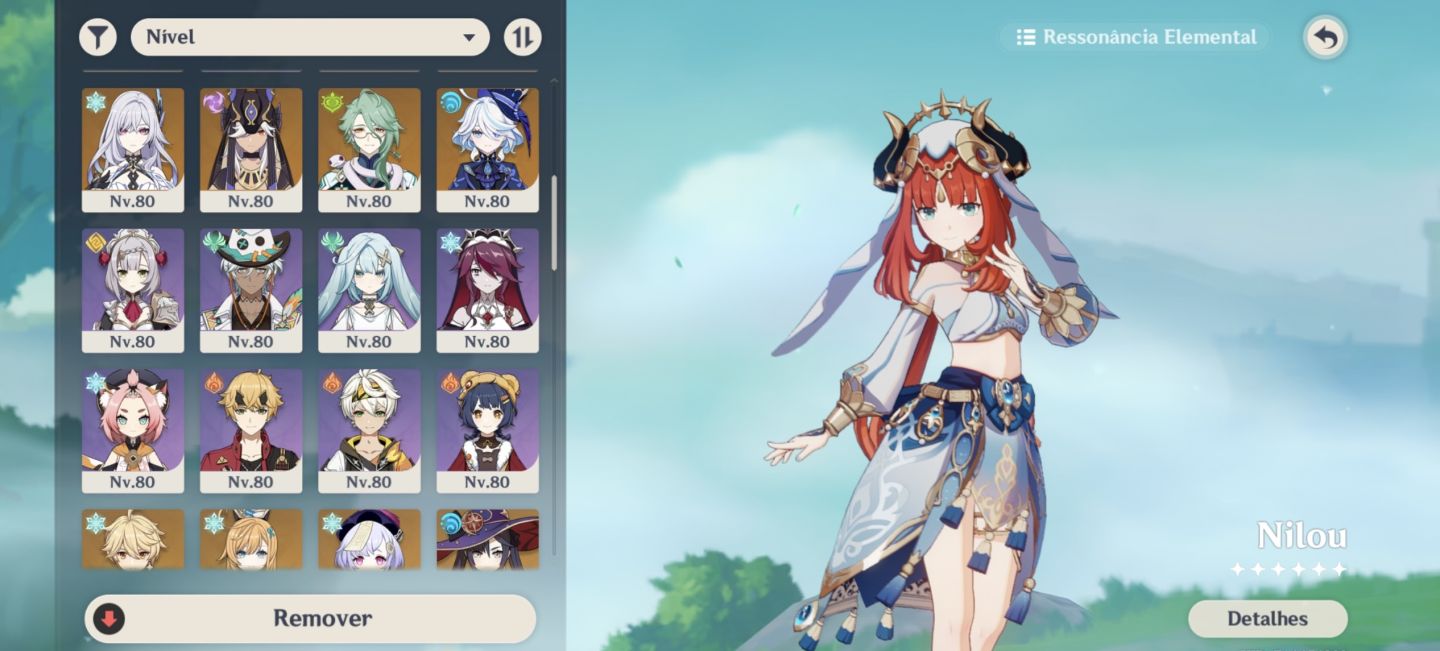 Conta level 60 Genshin Impact (servidor: Europa)