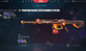 CONTA VALORANT PHANTOM RADIANT ENTERTAINMENT SYSTEM - OURO 1 RANKED!