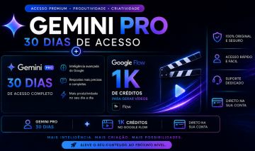 EM SUA CONTA / GEMINI 3.0 PRO + FLOW VEO3 + GOOGLE FLOW 1k [MENOR PREÇO]