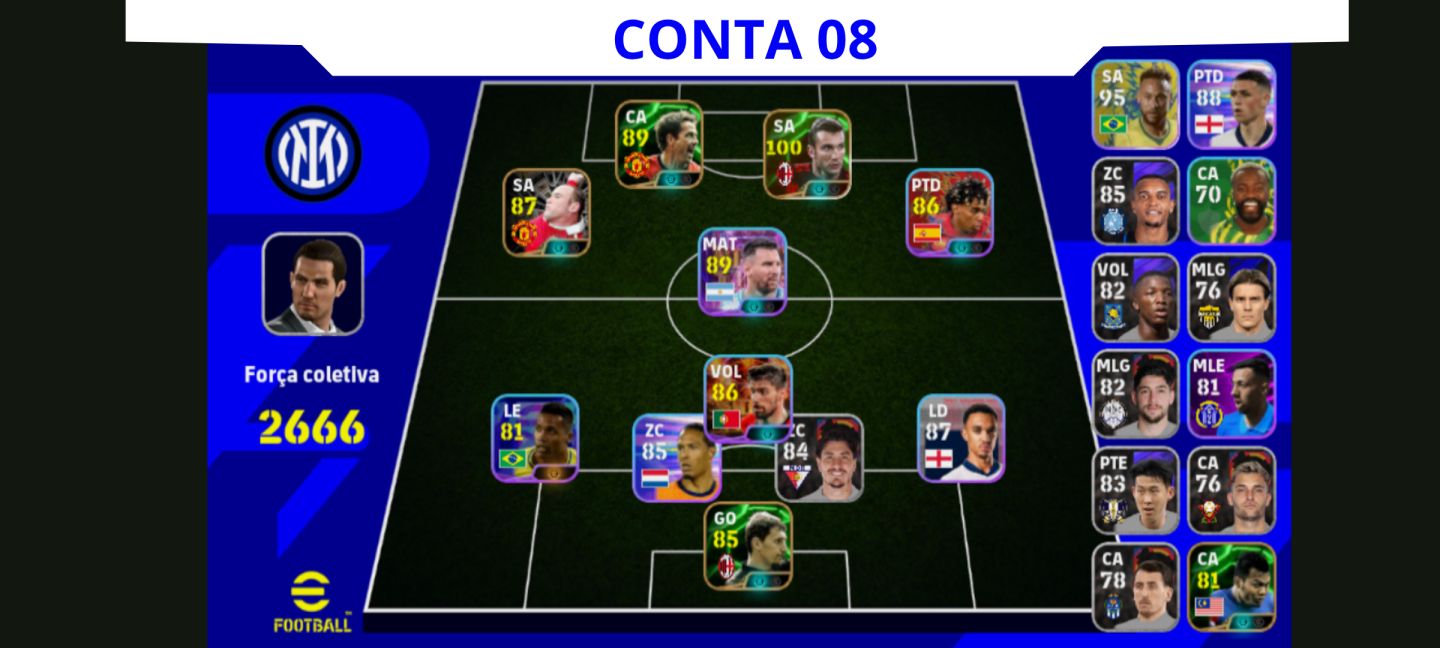 Contas Efootball Iniciais com Épicos/big Times Garantidos! Vol. 3