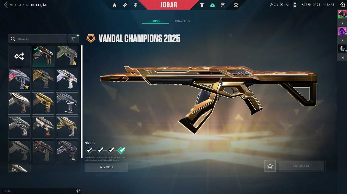 CONTA NO VALORANT FULL ACCESS +30 SKINS