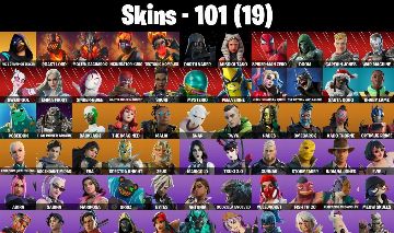 CONTA FORTNITE COM 101 SKINS ALERQUINA/TWYN/GUNNAR/LIL SPLIT/MAE/TSUKI 2.0