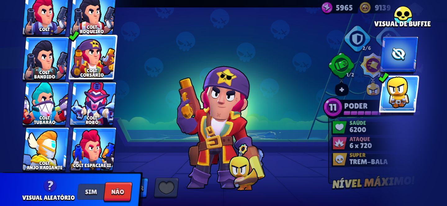 CONTA DE BRAWL DE 2024 COM COLT PIRATA E ADD