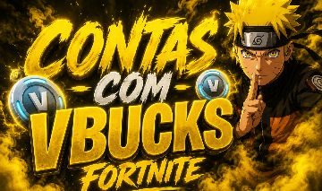 Conta fortnite-vbucks ideal pra presentes