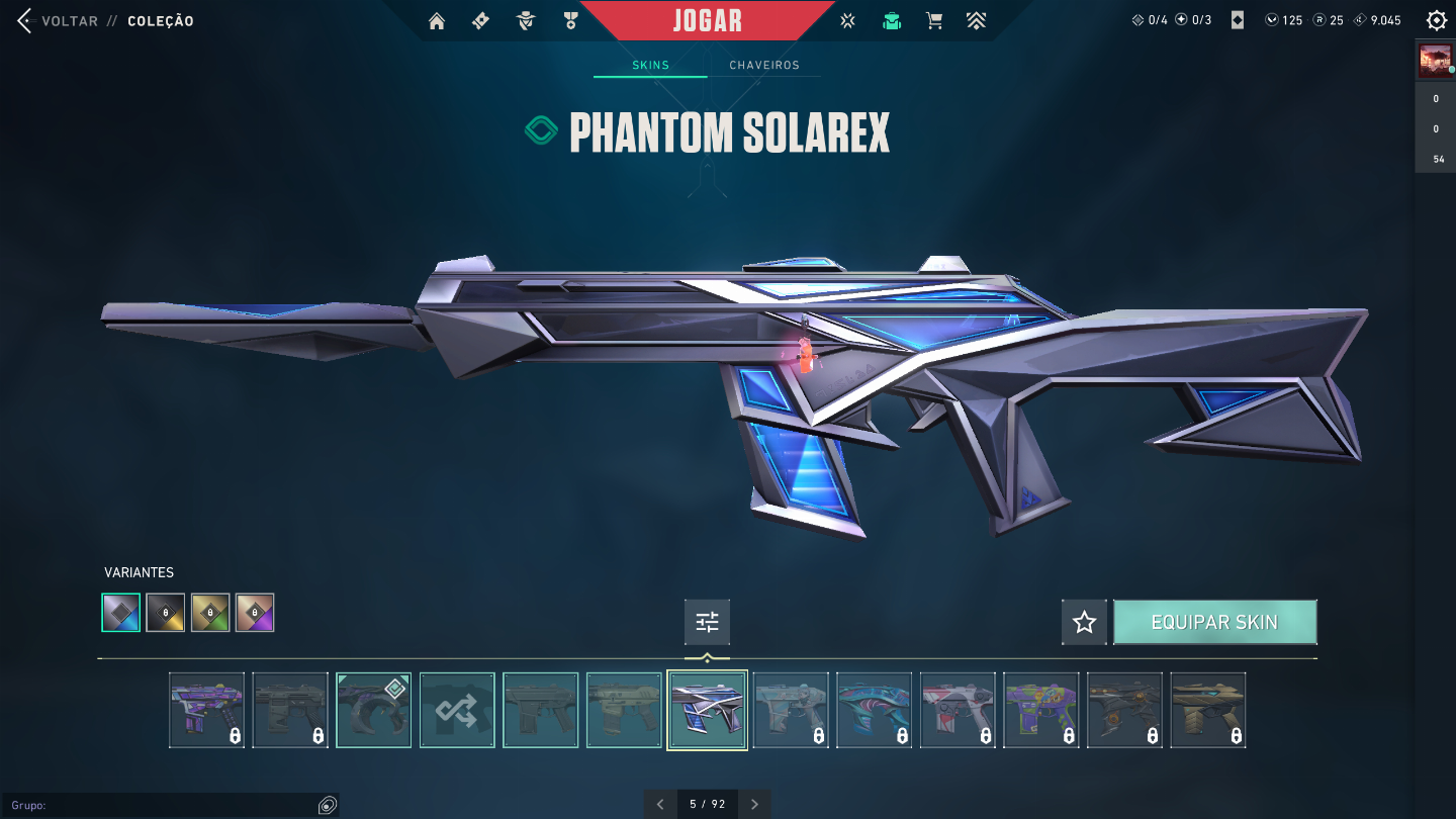 Conta valorante com varias skin para vc jogar competitivo nao tem skin faca