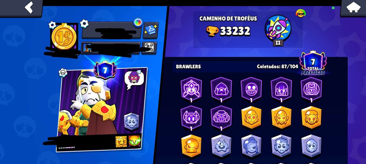 Conta de Brawl Stars Full acesso de 2020 [ Preço Negociavél ]