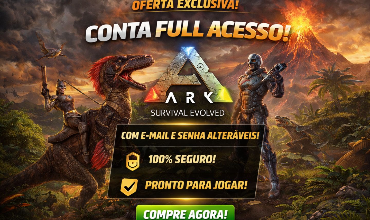 CONTA STEAM COM ARK SURVIVAL EVOLVED - ONLINE - APENAS SUA - DADOS ALTERAVEIS