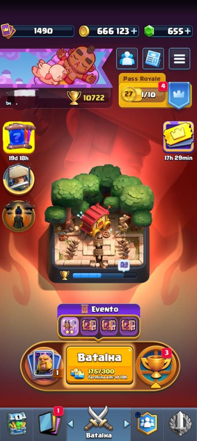 [] CONTA CLASH ROYALE LIGA SUPREMA | 10.7K TROFÉUS | 8x LVL 15 | 122/122
