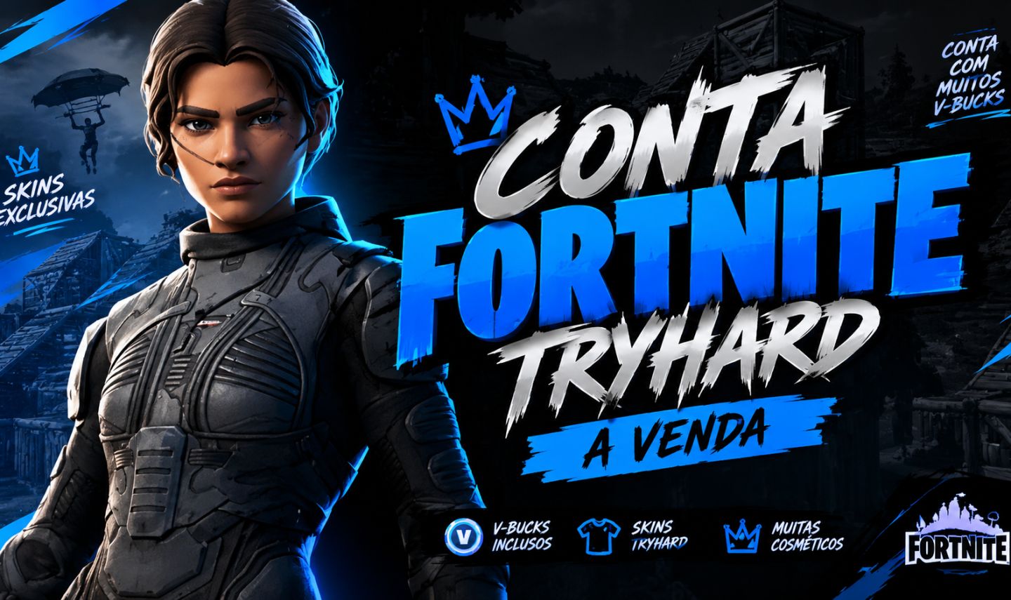 CONTA FORTNITE TRYHARD