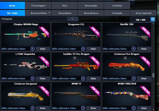 POINT BLANK (SEGUNDO TENENTE 1) (COM ITENS DE CASH) (ENTREGA AUTOMATICA)