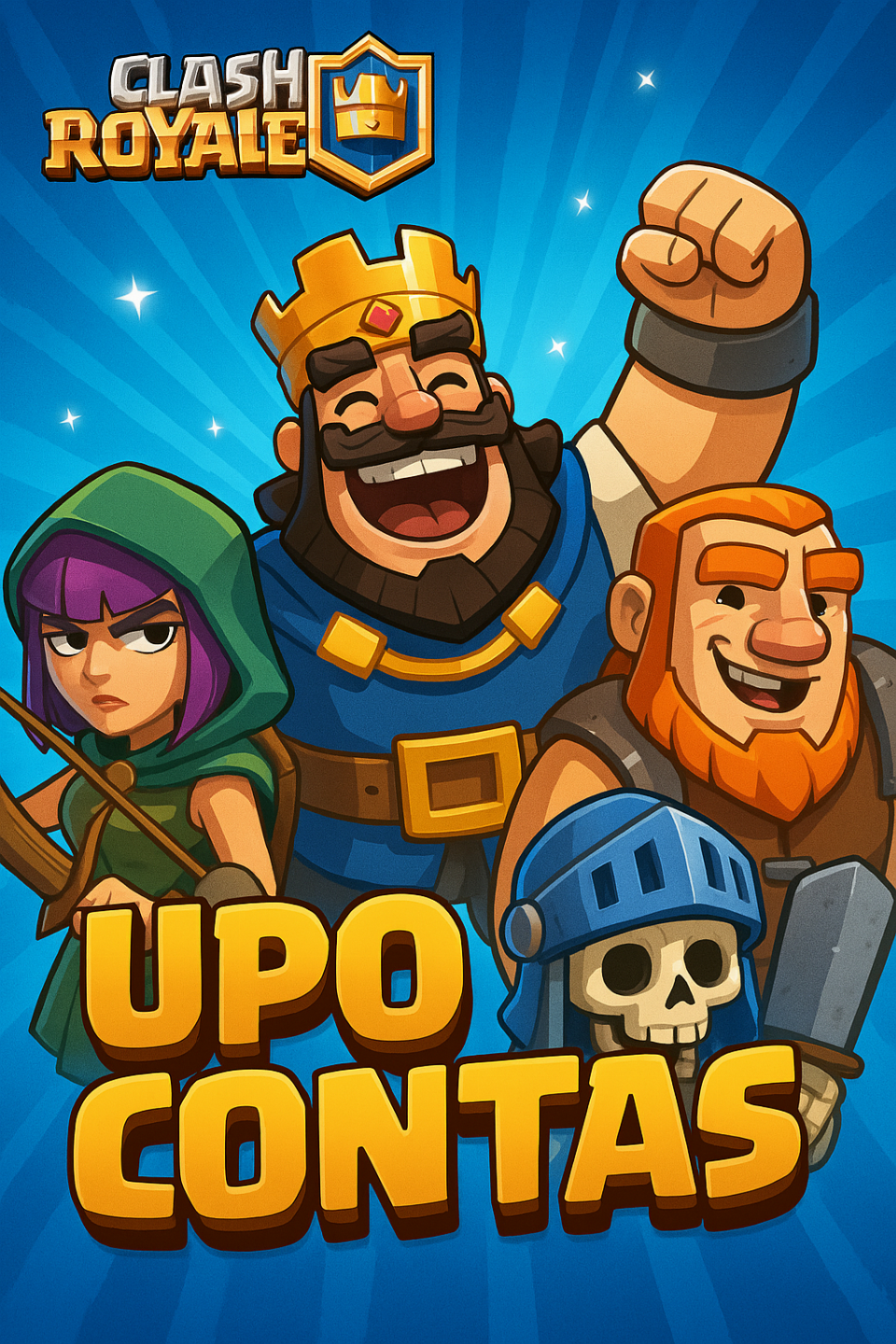 SUBO CONTAS CLASH ROYALE EM ATÉ 5 DIAS