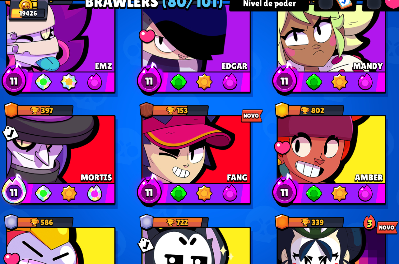 Conta Brawl Stars 19k kaze