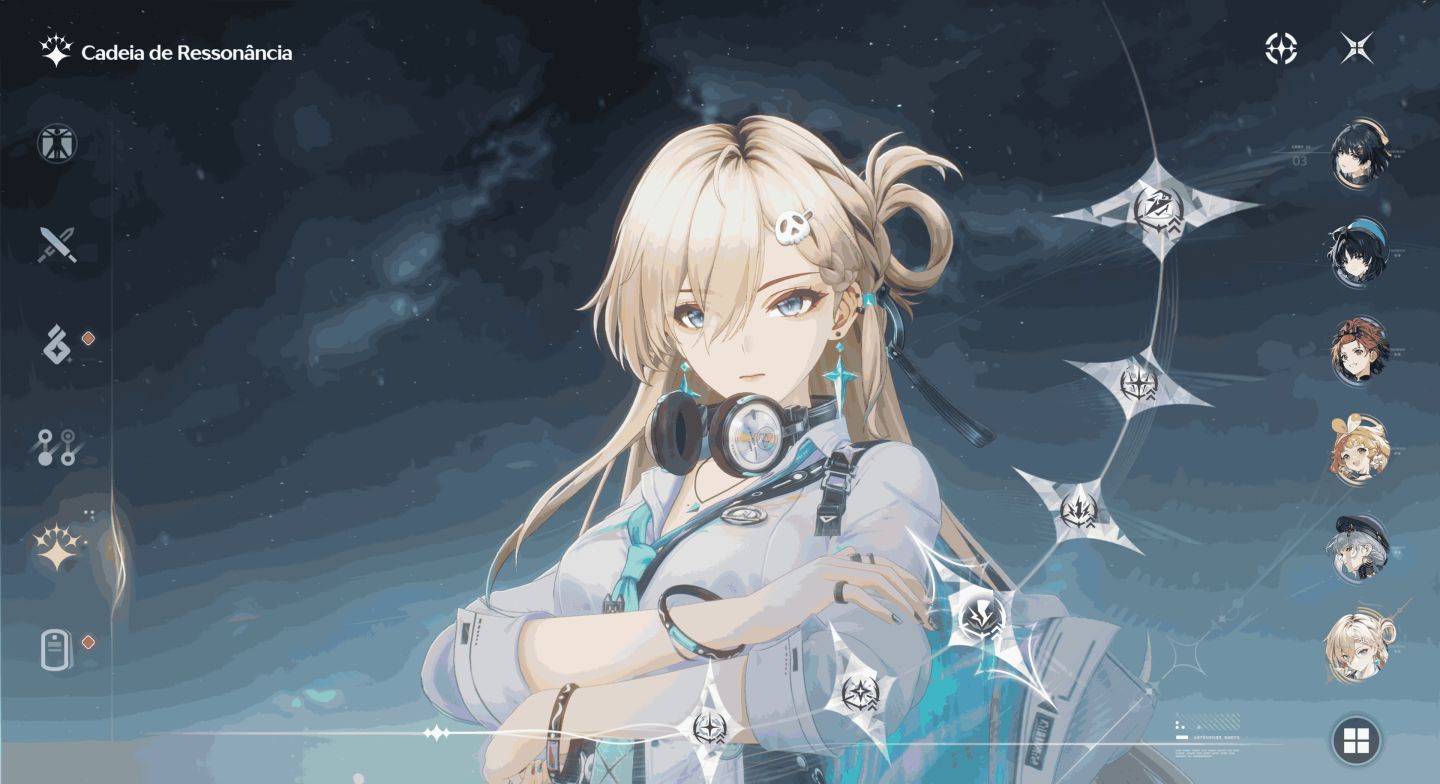 Wuthering Waves - Contas Reroll Collab Cyberpunk - Varias Lucys S3 a S6 e Mais