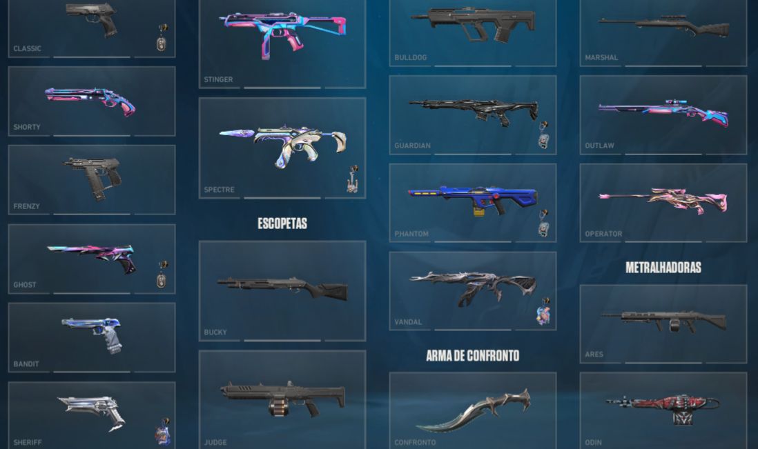 Conta Valorant FULL ACESSO VANDAL, OP, PHANTOM E SPECTRE