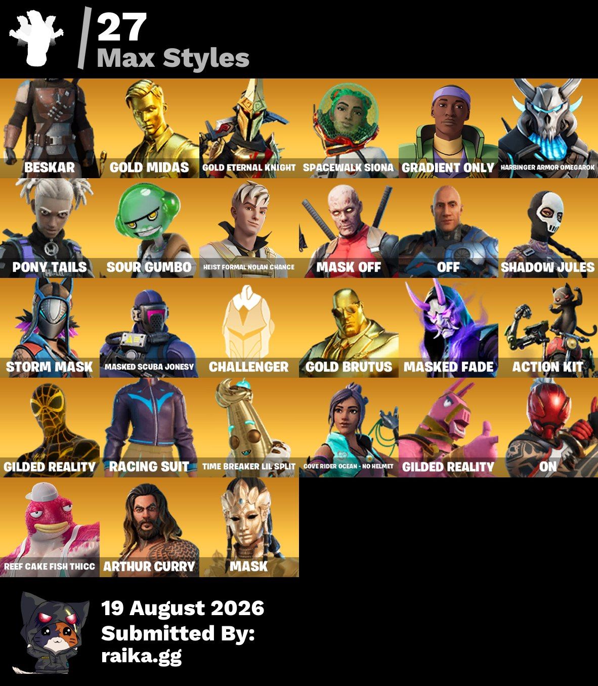 Conta de fortnite com demongorgon