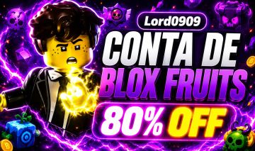 [ CONTA COM 80% OFF ] CONTA DE BLOX FRUITS COM KITSUNE CONSUMIDA E T-REX NO INV