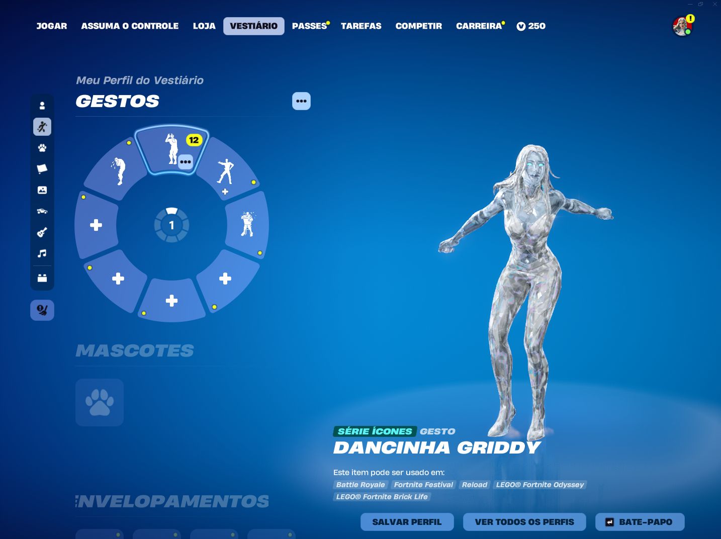 Conta de Fortnite rara e clean com picareta da alerquina.