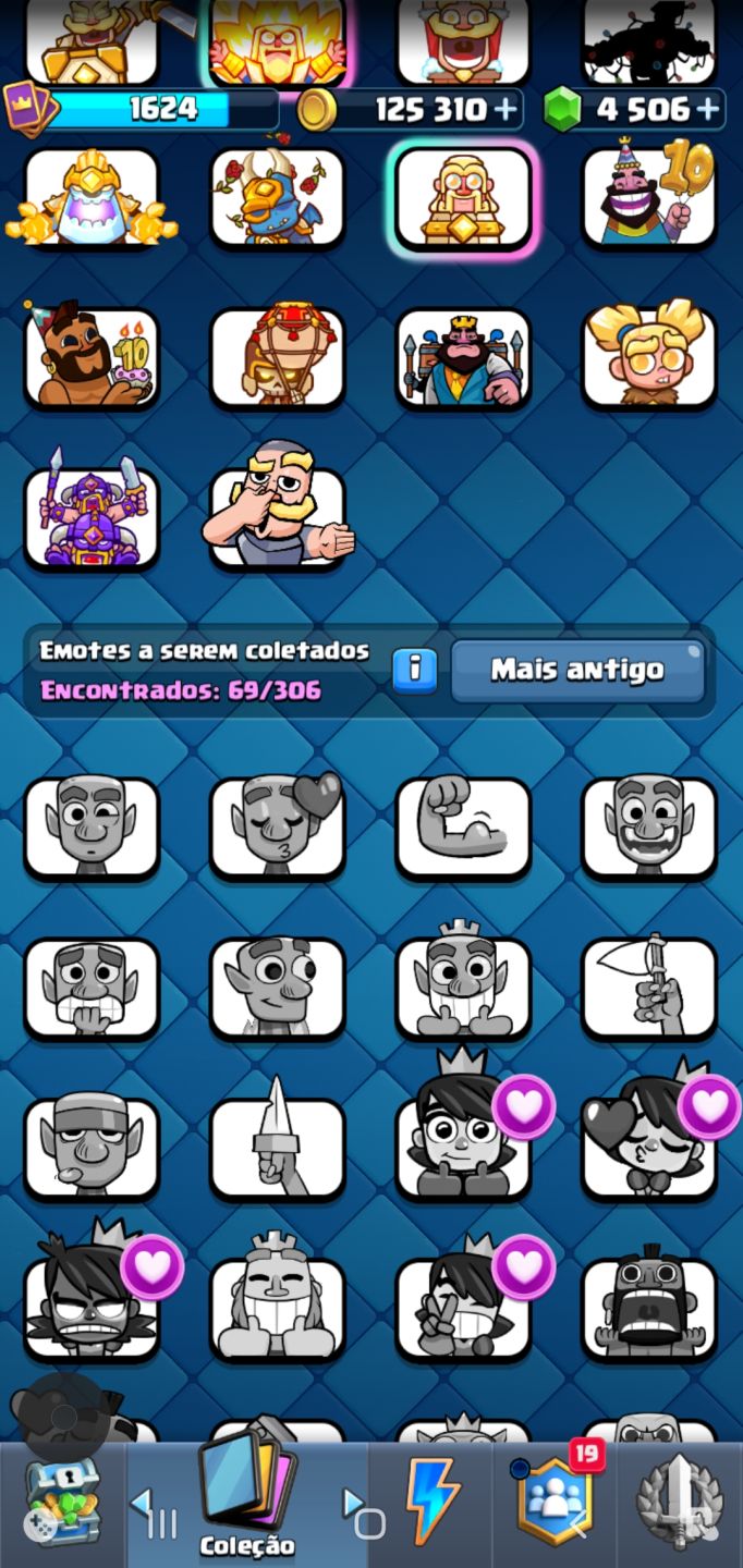 CLASH ROYALE CONTA 10 anos