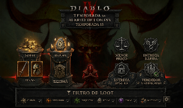 Diablo IV - Acerto de Contas - Temporada 13 ITENS,GOLD, SERVICE E FILTRO DE LOOT
