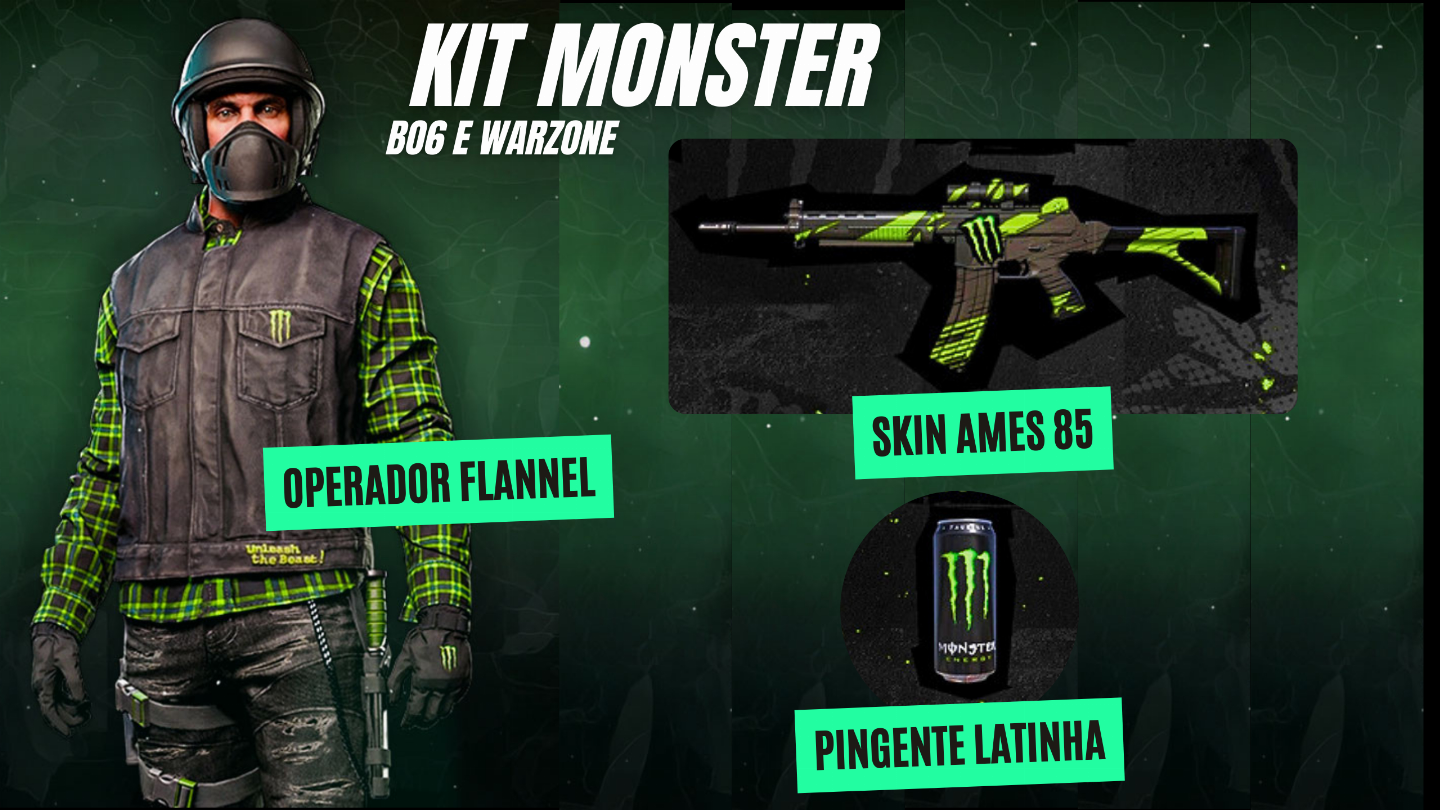 SKINS MONSTER 2026 CALL OF DUTY MW4/ DMZ / WARZONE / BO7 / BO6 / MW3