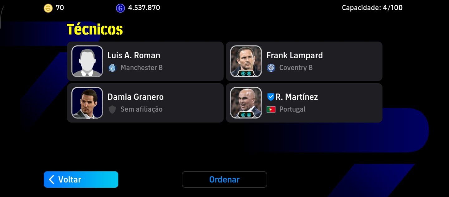 Conta de efootball