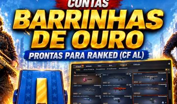 Conta barrinha de ouro + kit zebra e 687 ELL DIAMOND