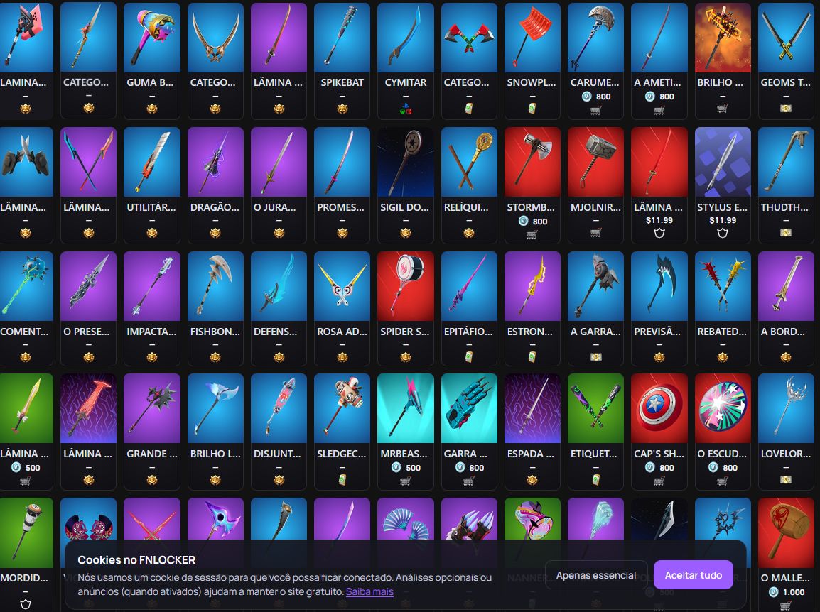 Conta FORTNITE 387 Skins + salve o mundo (V-BUCKS) FULL ACESSO