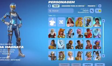 CONTA FORTNITE DISPONIVEL.Skin Mestre Magnata e Varinha Estelar!!Muito Desejada.