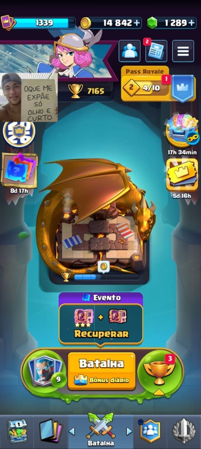 CONTA DE CLASH ROYALE 7K DE TROFÉUS