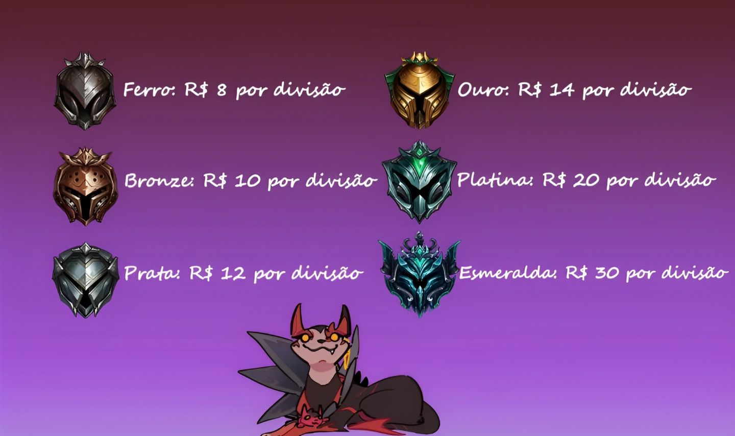 EloJob no precinho - Ferro 4 ao Diamante 4 - League of Legends