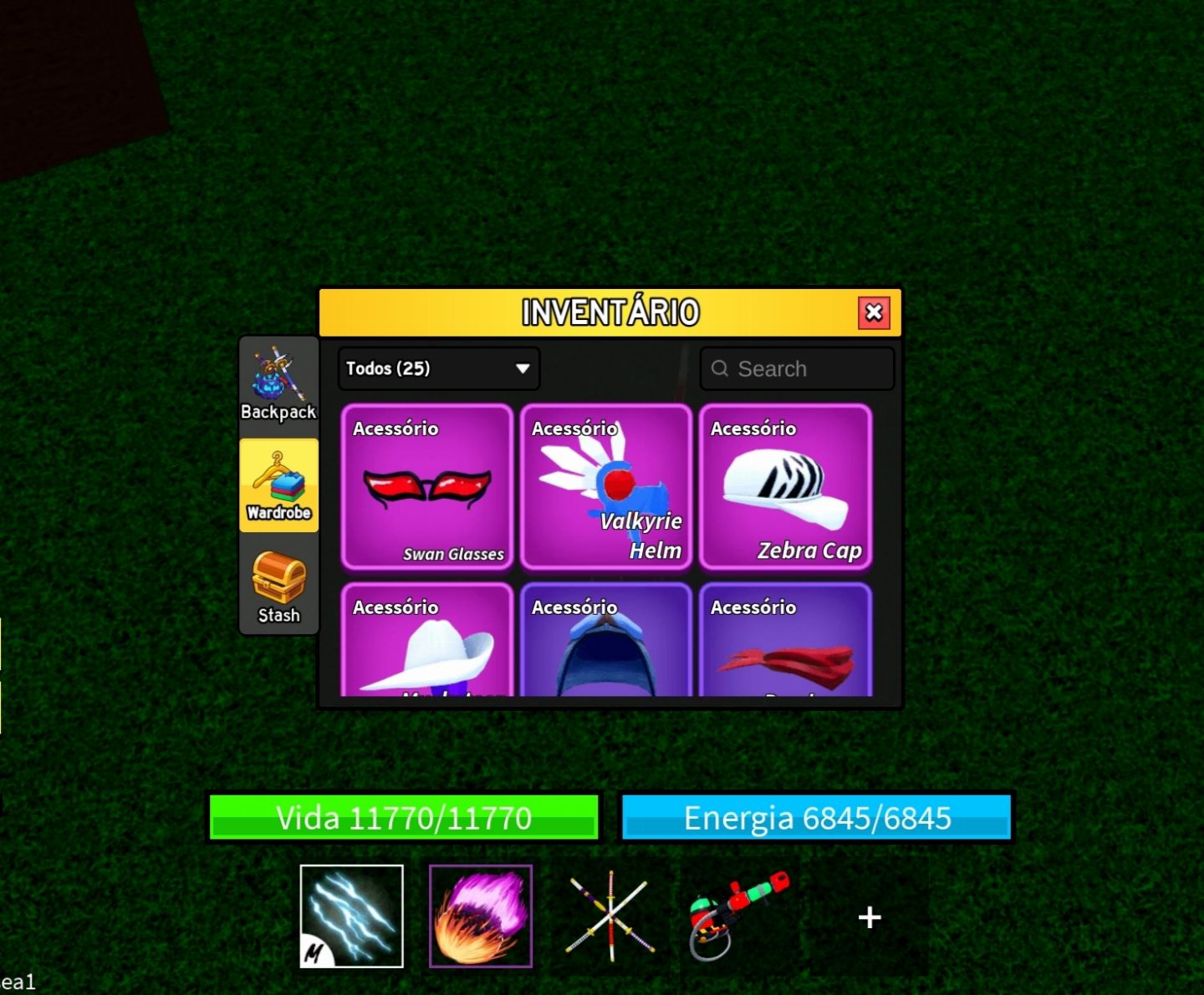 CONTA DE BLOX FRUIT DE NIVEL BAIXO