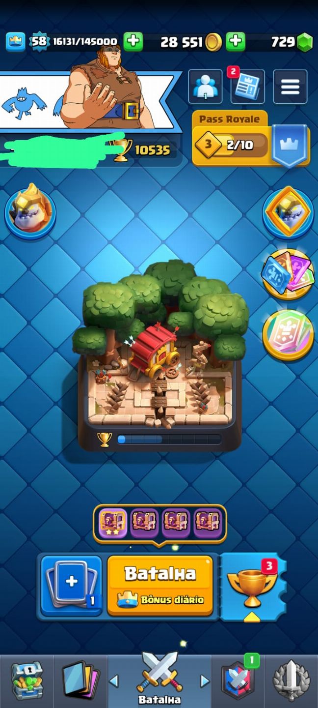 Conta Clash royale com 10500 troféus