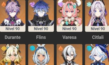 Conta de Genshin AR60, servidor America, com 25 5estrelas limitados