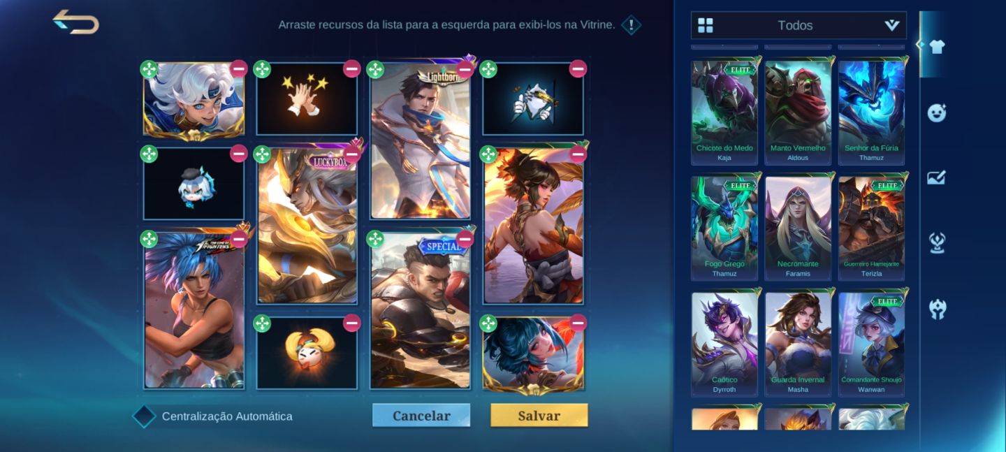 CONTA MLBB COM KOF KARINA E LUCKYBOX MARTIS | ACABOU DE CHEGAR AO ÉPICO