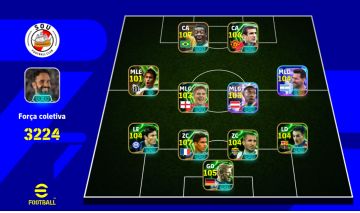 CONTA EFOOTBALL MOBILE DE ELITE | FORÇA 3224 | PELÉ 107+VARANE 107+MESSI BLITZ