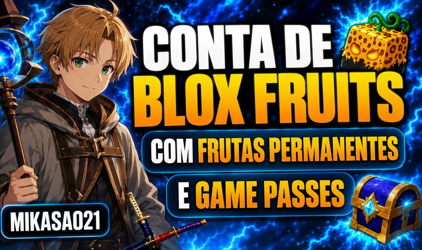 CONTA COM DRAGON E KITSUNE PERMANENTE E GAME PASS BLOX FRUITS | ENTREGA IMEDIATA