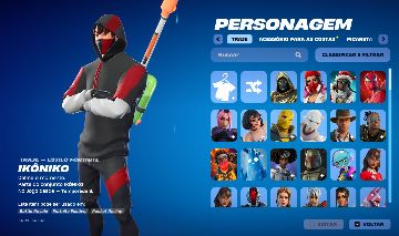 CONTA FORTNITE TOP (ikonik+glow)
