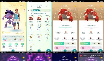 Pokémon GO Level 20 com 10 Lendários | D105
