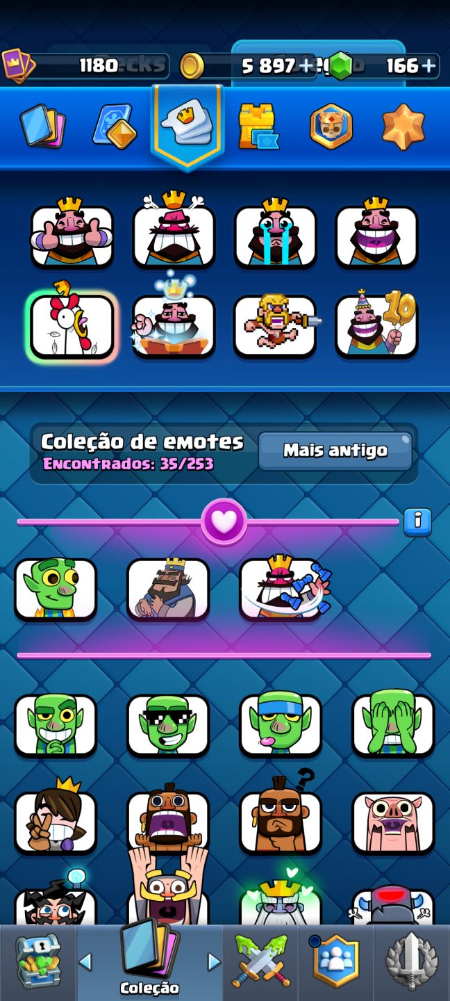 Conta Clash Royale arena 15