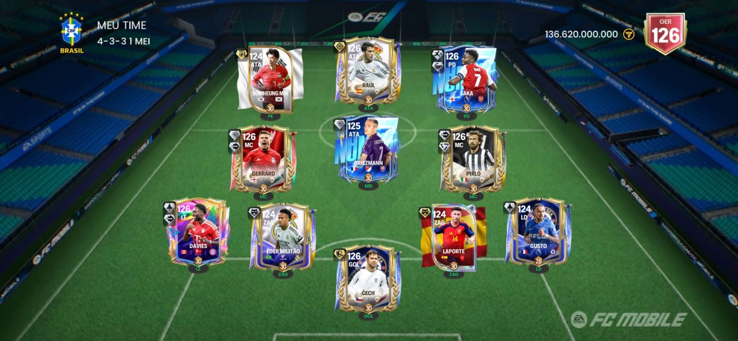 FC Mobile | Conta 126 GER | OVR 126 | Conta Forte e Pronta para Jogar