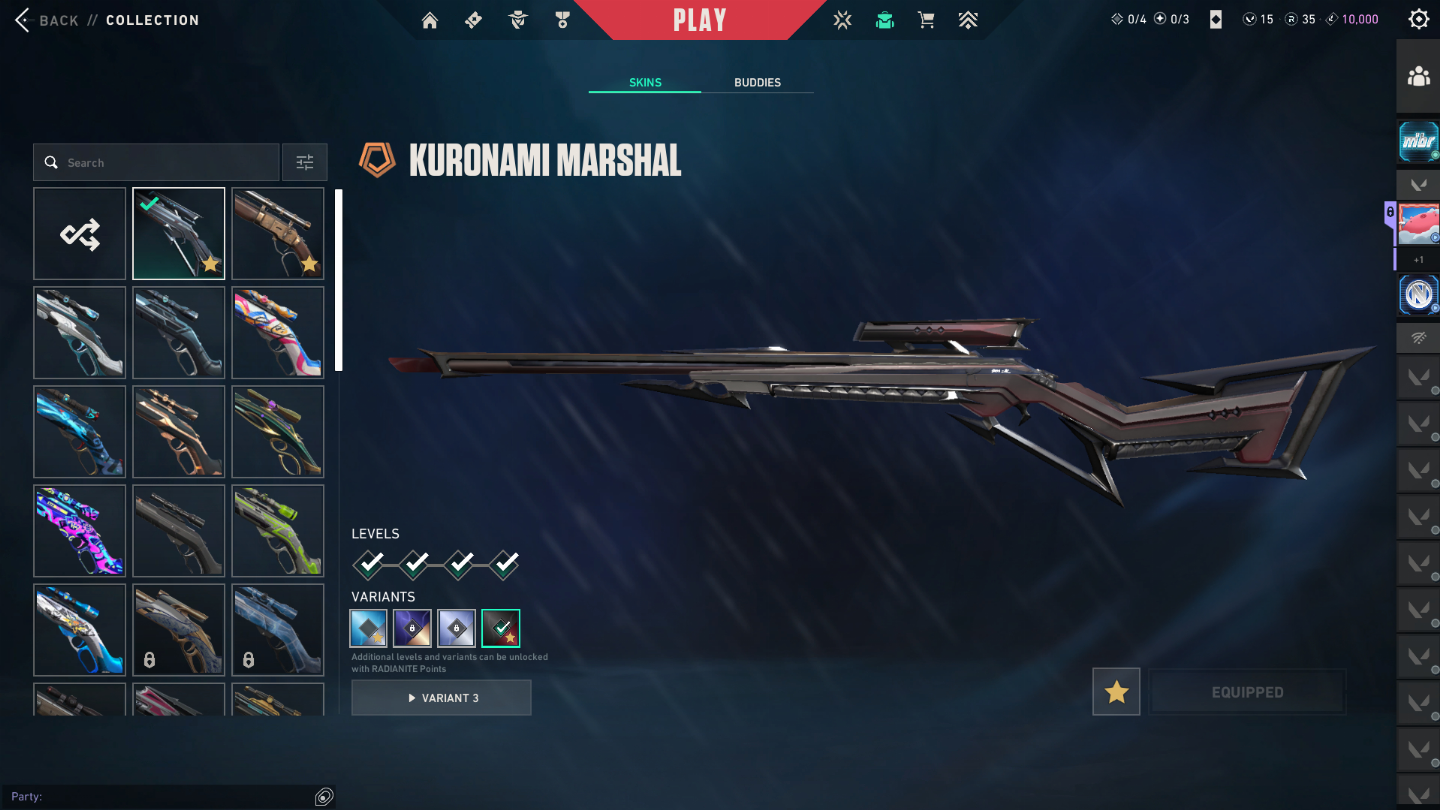 Conta de valorant com MUITA SKIN e mais de 10K gastos
