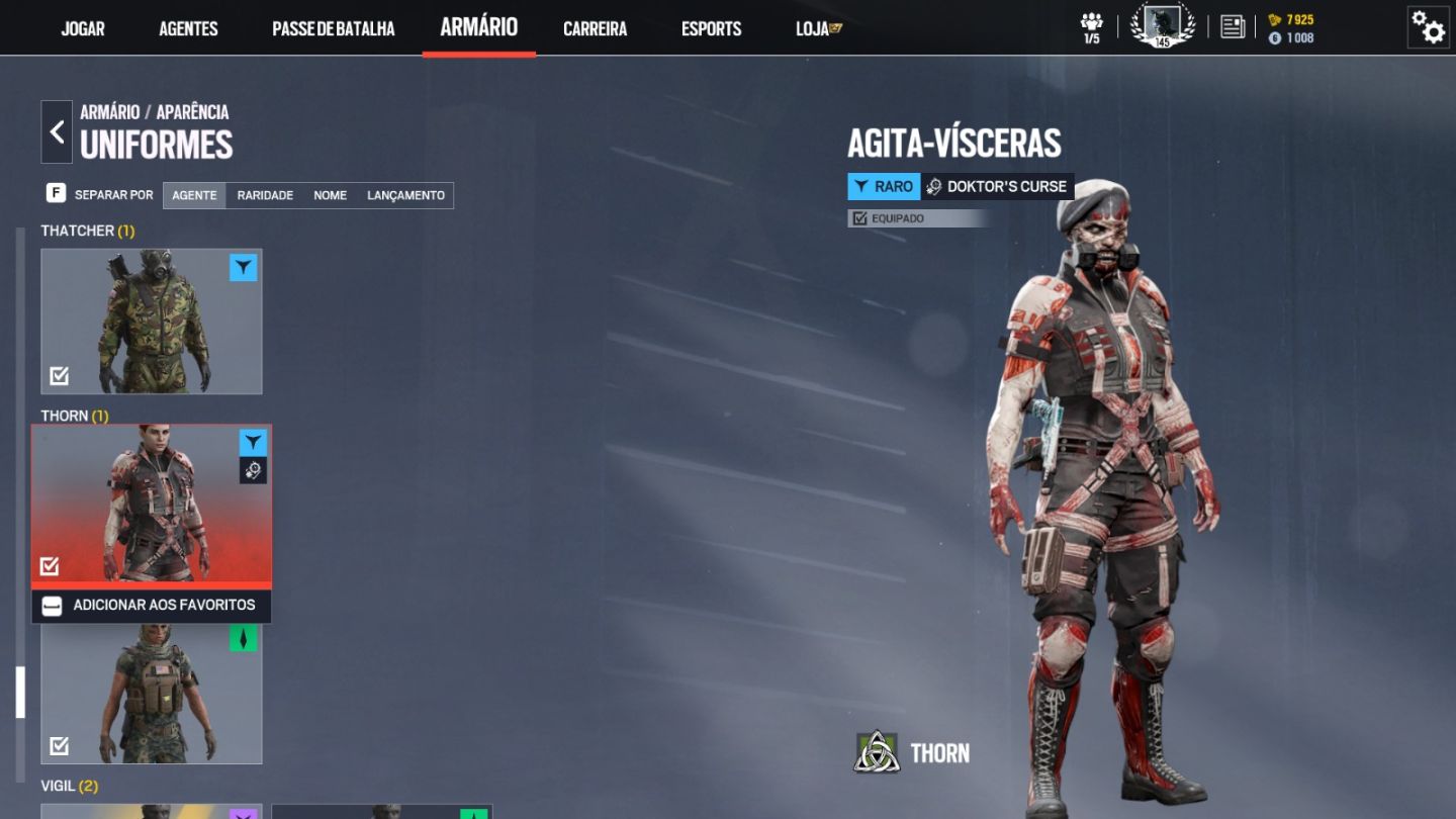 Conta Ubisoft, RAINBOW SIX SIEGE PC.