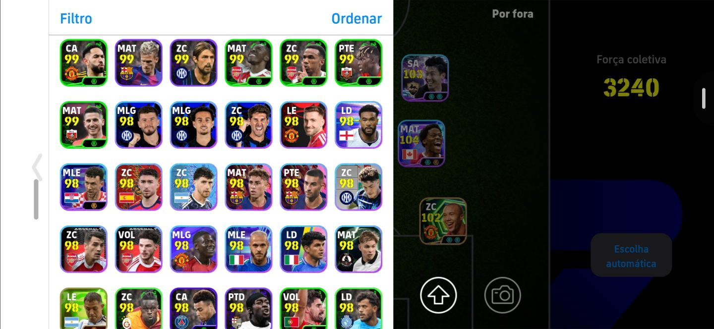 CONTA EFOOTBALL COM 3240 DE FORÇA , MESSI BIG TIME+ADRIANO+ZICO+SON e muito mais